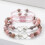 Wunderschöne passende Armbänder für Mutter und Tochter mit-A02 6