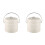 2X Compost Bin 3L - Stainless Steel Kitchen Compost Bin - Kitchen Composter for Food Waste - Coal Filter 1