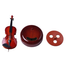 3X Violin Music Box, Rotating Musical Base, Classical Music Box Instrument, Gift for Boys Girls Birthday Christmas