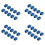40Pcs RJ45 Connector  Jack Cat6 Extension Coupler Ethernet Network LAN Cat 6 Coupler Jacks Extend Adapter, 1