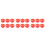 Decorative Artificial  Plastic Fruits Imitation Home Decor 18Pcs Red 1