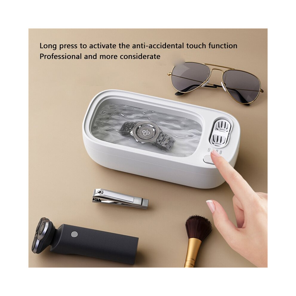 Light Multifunctional Cleaning Machine Rechargeable Automatic Uv Glasses Cleaner Household Jewelry Clean Machine