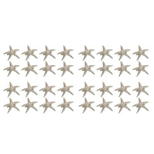 32 Pack Crystal Starfish Napkin Rings,Rhinestone Napkin Ring Napkin Holders for Wedding Party, Beach Table Decor
