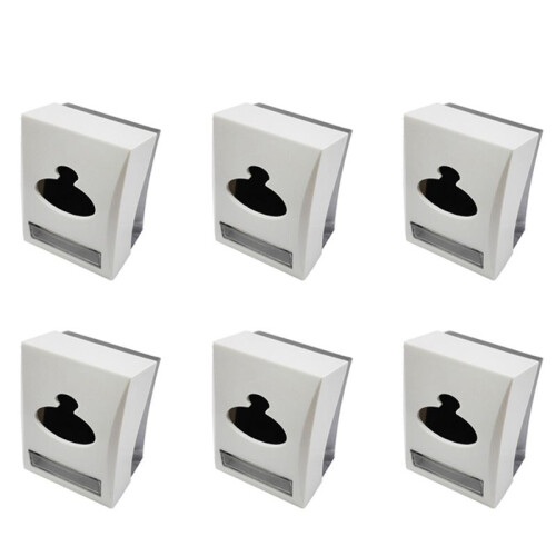 6X Soporte de Rollo de Papel para Hotel