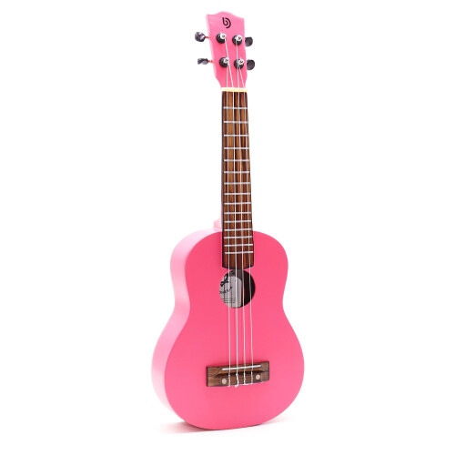 Artisan Handcrafted Ukulele - 4 String - Bright Pink