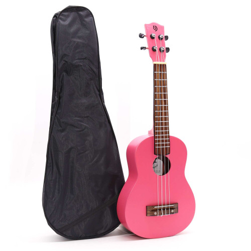 Artisan Handcrafted Ukulele - 4 String - Bright Pink 1