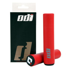 3X ODI MTB Bicycle Grip Silicone Handlebar Grips Shock-Absorbing Soft Mountain Bicycle Grip Bike Accessories Red