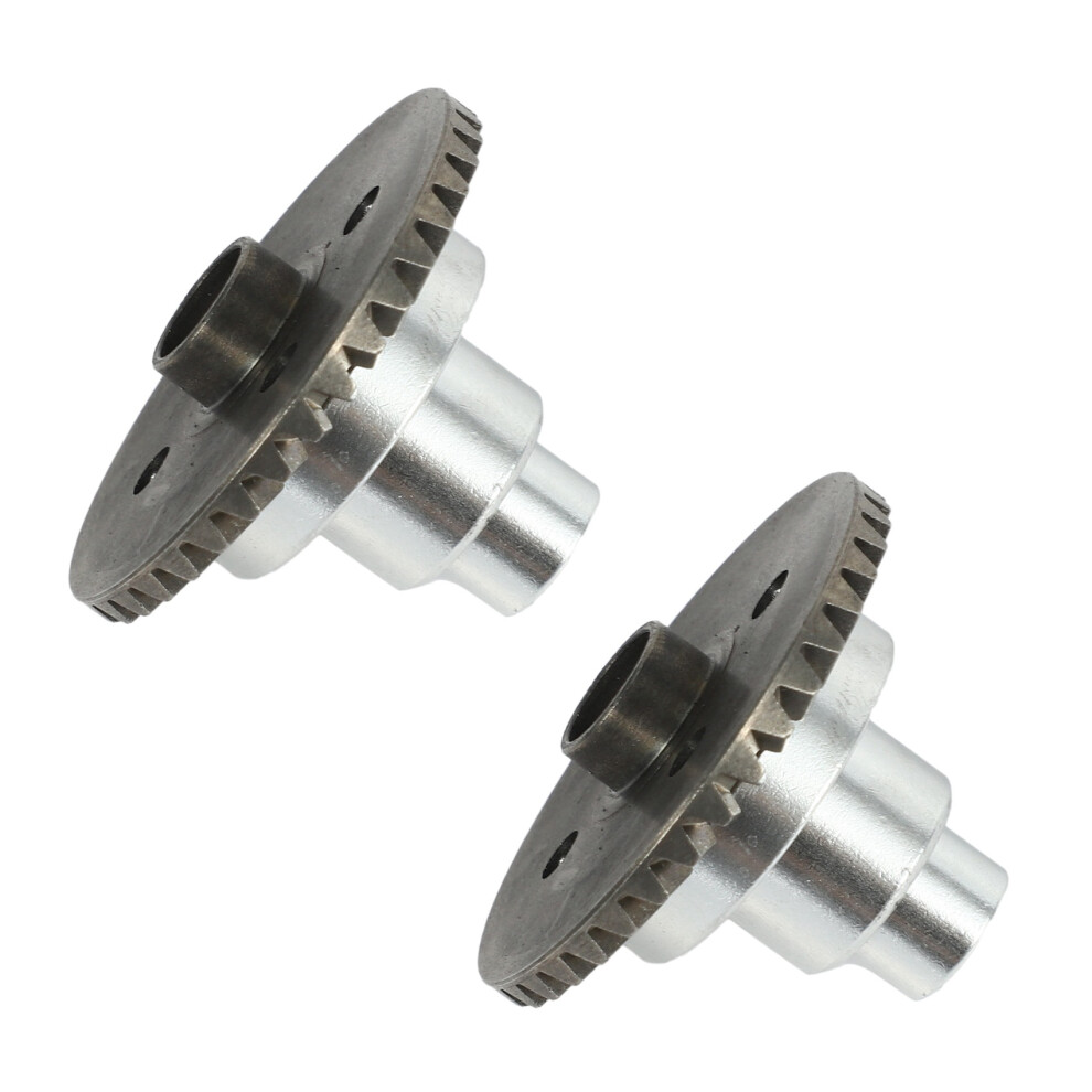 2X For Hsp 94180 Upgrade Parts 180009 Connect Box With Gear 38T 180009 1/10 Scale 4Wd Rc Rock Crawler Parts Silver 6033601634316