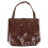 braune PU-Leder-Schultertasche, große Kapazität 1