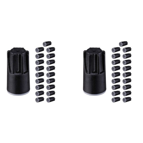 Waterproof Wire Connectors, Grease Cap Outdoor Electrical Wire Cap Nuts for Low Voltage Landscape Lighting,Black(40Pack)