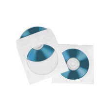 Capas de CD de papel branco x25