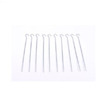 10 estacas de sardinha L: 24 cm aço - solos macios