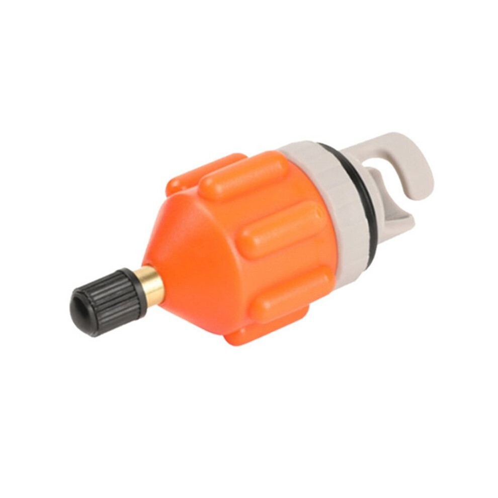 Paddle Air Nozzle Kayak Air Valve Adapter -Board Pump Inflatable Adapter Pump Air Inflator Connector Tool(Orange) Orange 4712012070556
