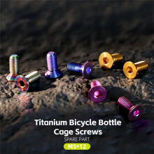M5 X 12 mm Titanium Cykel Flaskhållare Skruv Cykel Vattenflaskhållare Bultar Cykel Vattenflaskhållare Skruv Flerfärgad