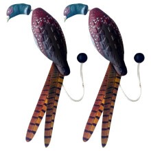 2 St Pheasant Dummy Bumper Toy för Hunting Retriever Hundträning, Hunting Duck Recognition Trainers, Fasaner