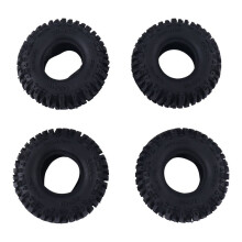 4St 55x24mm 1,0 GummidäCk HjuldäCk för 1/18 1/24 RC Crawler Car Axial SCX24 AX24 FMS FCX24 TRX4M Uppgraderingsdelar