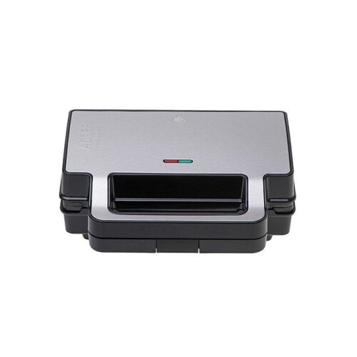 Sandwich-Toaster - ADLER - AD 3073 - Silber - Schwarz - 2 Scheiben 1