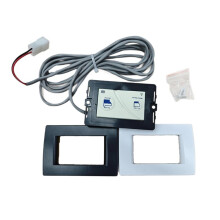 RV Bathroom Panel Frame Two-Button Control Panel with Wiring Harness for Tecma RV Toilet Silence 36387