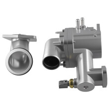 AJ89485 AJ87947 Aluminium Thermostat Housing Assembly + Water Outlet for S-Type XJ8 XJR 4.2L 2003-2005