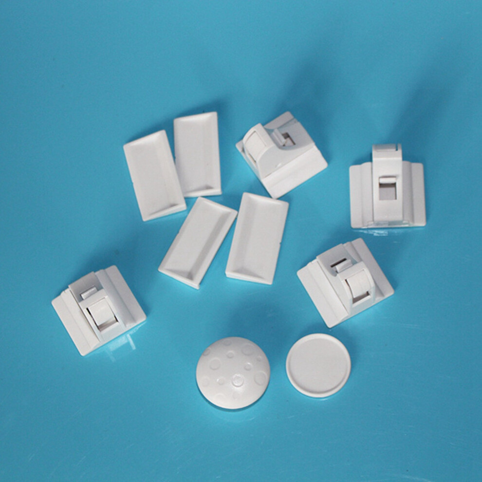 20+4 Magnetic Cabinet Locks Child Proof Cupboards Drawer Invisible Kids Baby Safe Lock Catch White