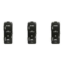 3X Rowin DI BOX LEF-331 Micro-DI with Cab Sim and Gain Guitar Effect Pedal True Bypass