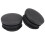 Black Plastica 35mm Dia Blanking End Caps Round Tube Insert 10 Pezzi 1