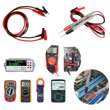 Multimeter Test Leads, 2 Pair of Test Leads with Alligator Clips and 24K Gold Plated Test Probes,1000V 20A Lead Test Kit