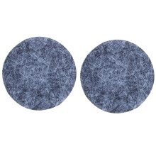 300Pcs Round Shaped Table Chair Furniture Leg  Mat Pad Gray