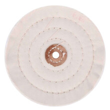 9-Piece 6-Inch Mirror Polishing Wheel Set Cotton Wheel for Bench Grinder Tools with 1/2 Inch Arbor Hole