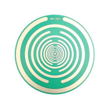 16 cm Lakhovsky Multi Wave Oscillator Schijf Decoratie Huiswerk Uniek Creatief MWO Verguld Energieschijf Groen