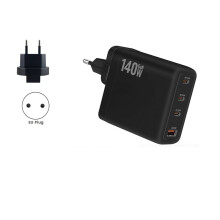 140W Electric Soldering Iron Power Adapter PD3.1 for T90 Soldering Iron Power Adapter Soldering Kit EU Plug