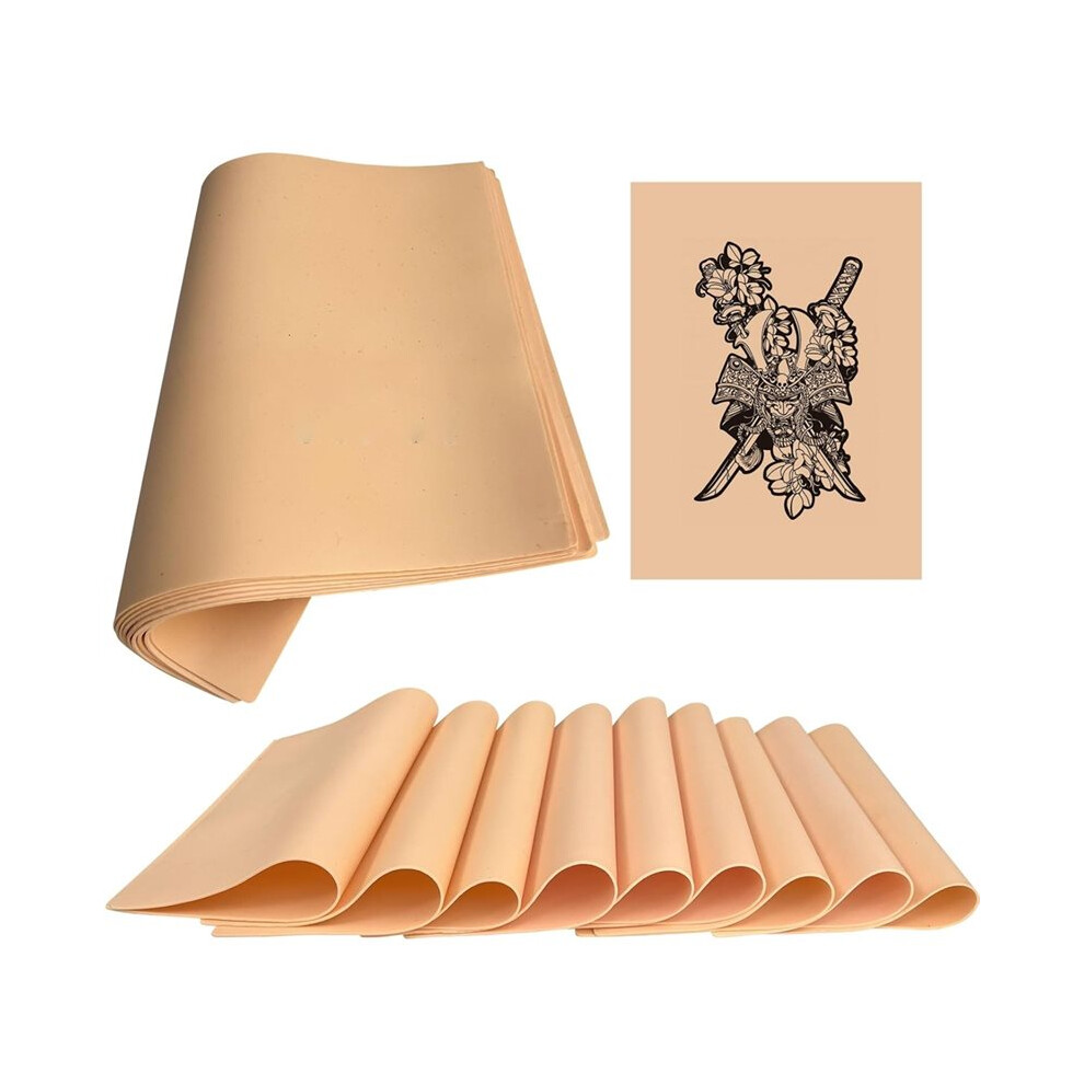 30 Pack Fake Skin for Tattoo Practice, 7.5"X5.7" ReelSkin Sheets, Realistic Reusable Tattoo Practice Skin for Beginners