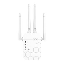 Ripetitore WiFi Wireless da 300 Mbps, Router con Segnale 2.4G, 802.11N, Extender WiFi Wireless A Lungo Raggio, Amplificatore WiFi, Spina UE
