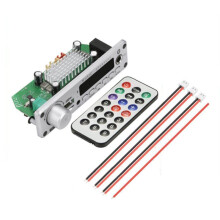 2x100W 12V Amplifier Audio Player 5.0 MP3 Decoder Board with USB/TF/FM Radio Recording Call for Car Audio DIY