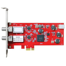 Scheda PCIe Dual DVB-S2 TBS6902 con 2 LNB QPSK BPSK e Acquisizione Video per Trasmissioni TV, Visione e Registrazione di Canali TV Satellitari FTA.