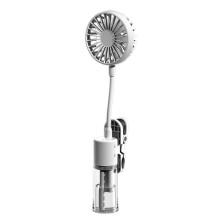 Portable Rechargeable Handheld Fan Steam Cooling Artifact for Travel Outdoor Mist Humidifier Fan B