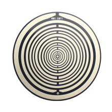 16cm Lakhovsky Oscillator Antenna Disc Decoration Home Crafts Unique MWO Idea Gold Plating Disc Black