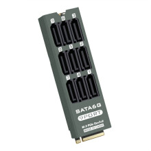1 Carte D'Extension PH519 M2 PCIe SATA6Gbps à 9 NVMe Mkey Prenant en Charge L'Extension de Disque Dur de Stockage Réseau avec Boîtier
