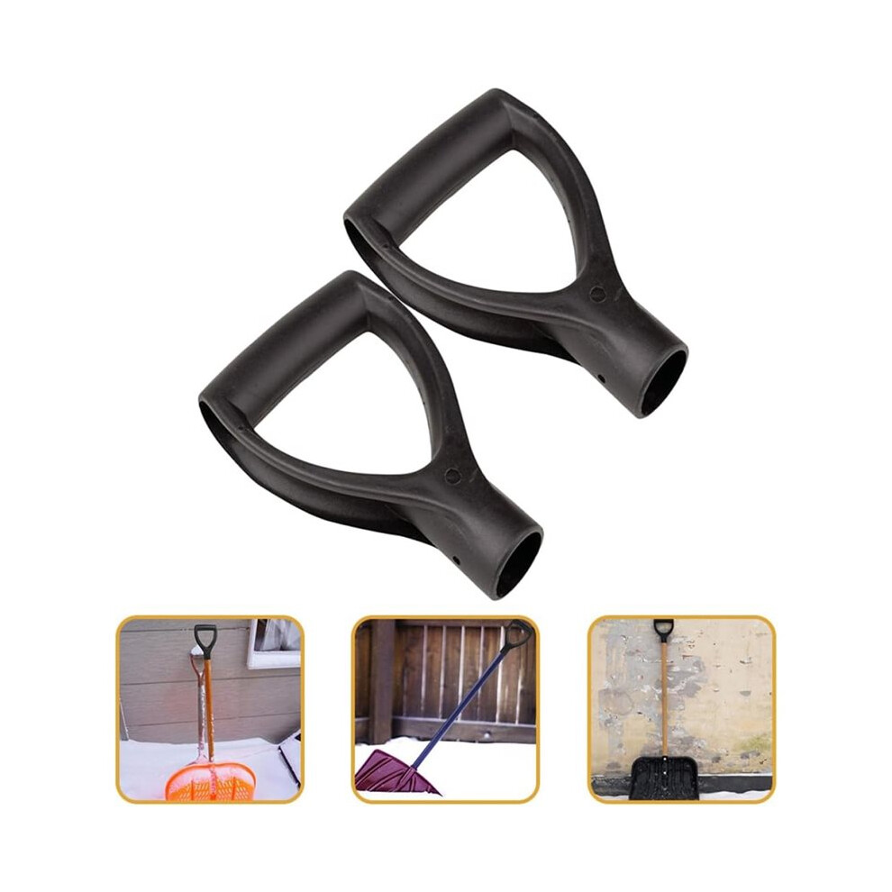 2-Piece D-Shaped Shovel Handle Replacement Handle Plastic D-Shaped Handle For And Garden Tools Inner Diameter 32Cm 6033652660098