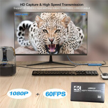 1080P HD Video Recorder Grabber for OBS Game Capturing Card Live -Compatible 4K USB 3.0 Video Capture Card