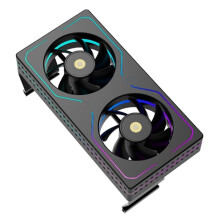 Dissipateur Thermique MC-2 ARGB pour Mémoire PC, avec Deux Ventilateurs Haute Performance, pour DDR/DDR2/DDR3/DDR4/DDR5, Noir