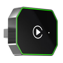 Dongle CarPlay Sem Fio e Adaptador para Android Auto Sem Fio, Caixa Inteligente com IA para Sistema Multimídia Inteligente de Som Automotivo C