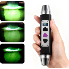 Linterna de Jade de Doble Luz, Recargable por USB, con LED para Identificación de Gemas, Ideal para Joyería, Cera de Abejas.