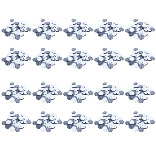 1000 Pz Rotonda Forma Feltro Tabelle Ottomani Grigio 1
