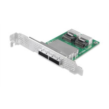 Minisas Adapter Card SFF-8087 to SFF-8088 Dual Port SAS Card Internal to External Card , 6Gb/S High-Speed Transmission