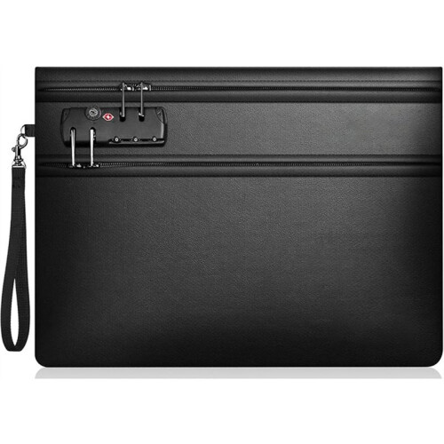6400 Fireproof Document Bag with Lock 12-Layer Heat Insulated Material, Fire Safe Pouch, Protects Important Papers