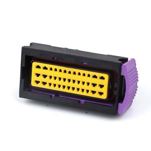 39 Pin ECU Box Aluminum Shell Plug for Car Control Box Generator Panel Connector Socket with Terminal
