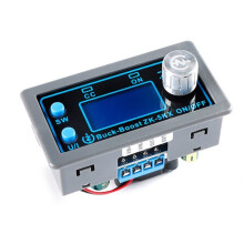 Convertidor Reductor-Elevador de CC ZK-5KX, 5 A Máx., Fuente de Alimentación Regulada Ajustable, 0,6-36 V, Pantalla LCD para Equipos Electrónicos.