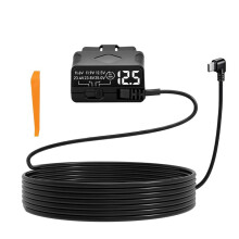 Protezione da Tensione con Voltmetro LED Automatico, Cavo di Alimentazione da 12 V-24 V A 5 V per Registrazione Continua e Modalità Parcheggio