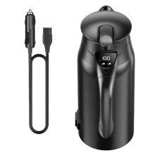 Hervidor Eléctrico para Coche de 800 Ml con Diseño de Acero Inoxidable de Ebullición Rápida para Viajes.